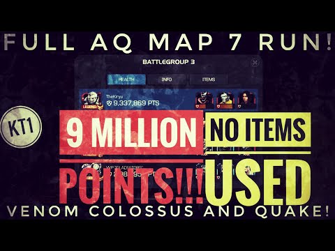 Full 9 Million Point Alliance Quest Map 7 Run! NO Items Used! Thing and Doom Action!