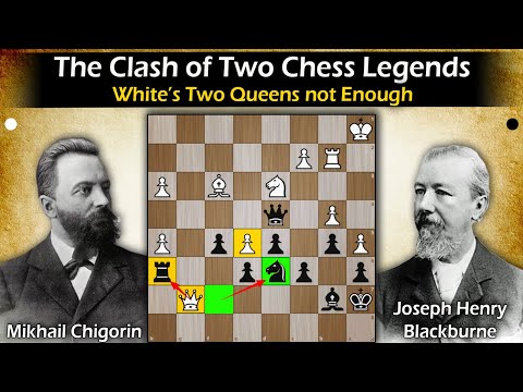 The Clash of Two Chess Legends | Chigorin vs Blackburne 1898