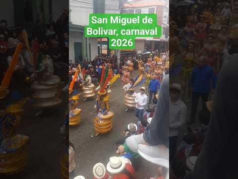 Comparsas carnavaleras en el cantón San Miguel de Bolívar 2026 | #carnaval2026 #ecuador #cultura