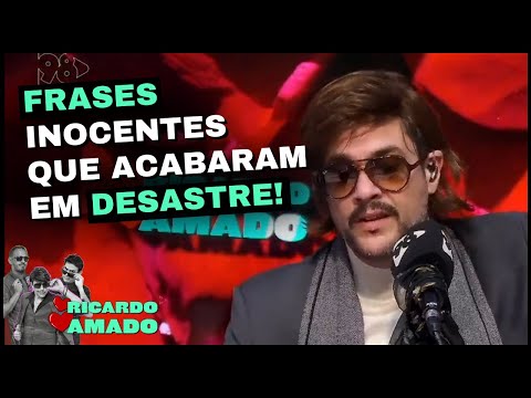 FRASES INOCENTES QUE ACABAM EM DESASTRE! | RICARDO AMADO - 12/01/2023