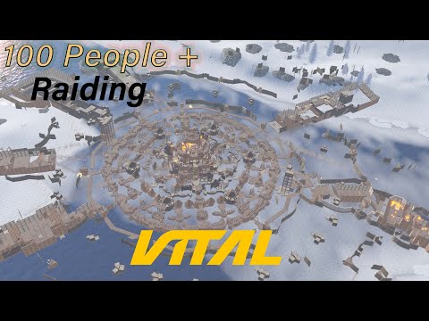 Over 100 PEOPLE Show up to Raid Evil Clan on VITAL, one of THE BIGGEST RAIDS in a while