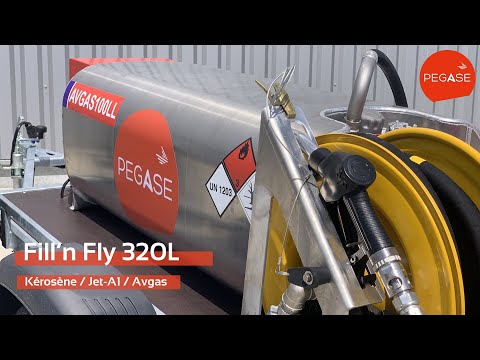 Remorque carburant aviation 450L Kérosène JET A1 - AVGAS 100LLSP98_3