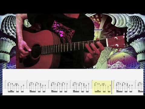 Epiphlioy Intro Riff Tab (Play Along) - Ozric Tentacles