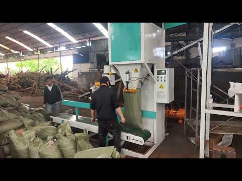 Biomass pellet semi-automatic baler