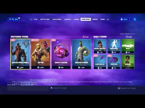 FORTNITE ITEM STORE COUNTDOWN *CHILL STREAM* 29-30/10/19
