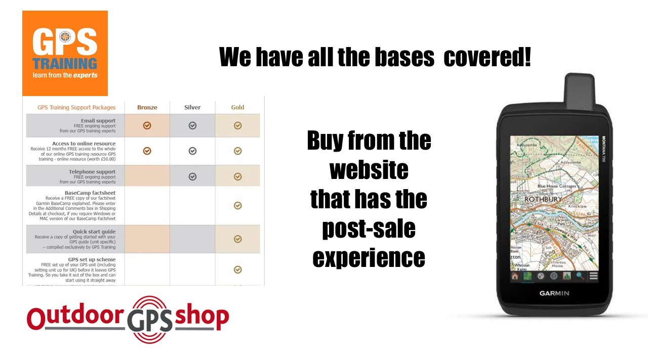 GPS Training or Outdoor GPS Shop - what are the differences?