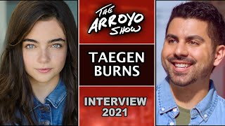 TAEGEN BURNS Interview 2021 | Mighty Ducks Game Changers, Audition video