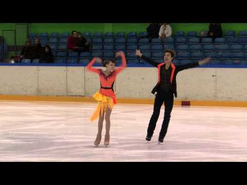 2 A. ABACHKINA / L. THAURON (FRA) - ISU JGP Tallinn Cup 2013 Junior Ice Dance Short Dance