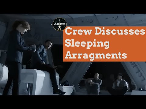The Martian deleted scene - Hermes crew discusses sleeping arrangements