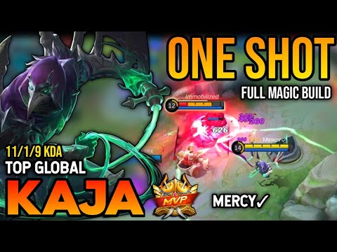 INSANE DAMAGE! KAJA BEST BUILD 2022 | TOP GLOBAL KAJA GAMEPLAY | MOBILE LEGENDS✓
