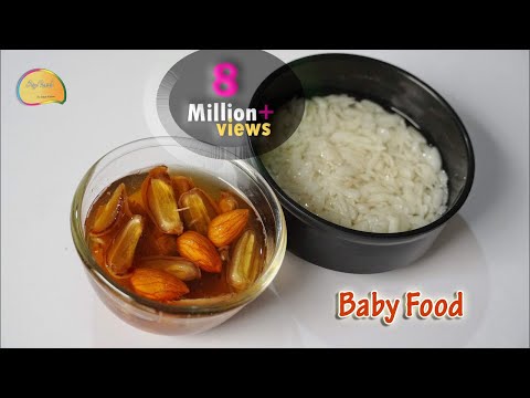 Baby Food || Weight gain & Brain development "Poha Badam Mix  || For 1year + Babies