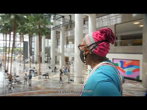 Interview with artist Xenobia Bailey at Brookfield Place