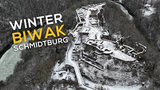 Winterbiwak in der Burgruine Schmidtburg im Hunsrück