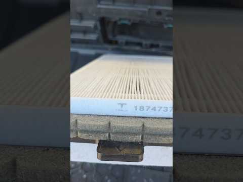 How to Replace the Tesla Cybertruck Cabin HEPA Air Filter Bio Weapon Defense Mode Filter Replacement