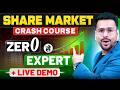 Stock Market For Beginners CRASH COURSE How To Invest In Stock Market Share Market