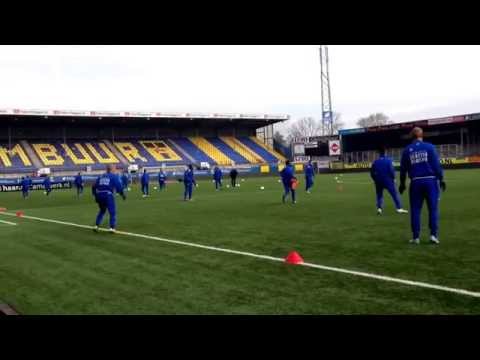 Trainingsmoment Cambuur. Vrijdagmorgen 28 november.