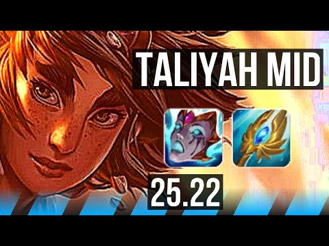 TALIYAH vs SYNDRA (MID) | 13/2/7 | KR Master | 25.22