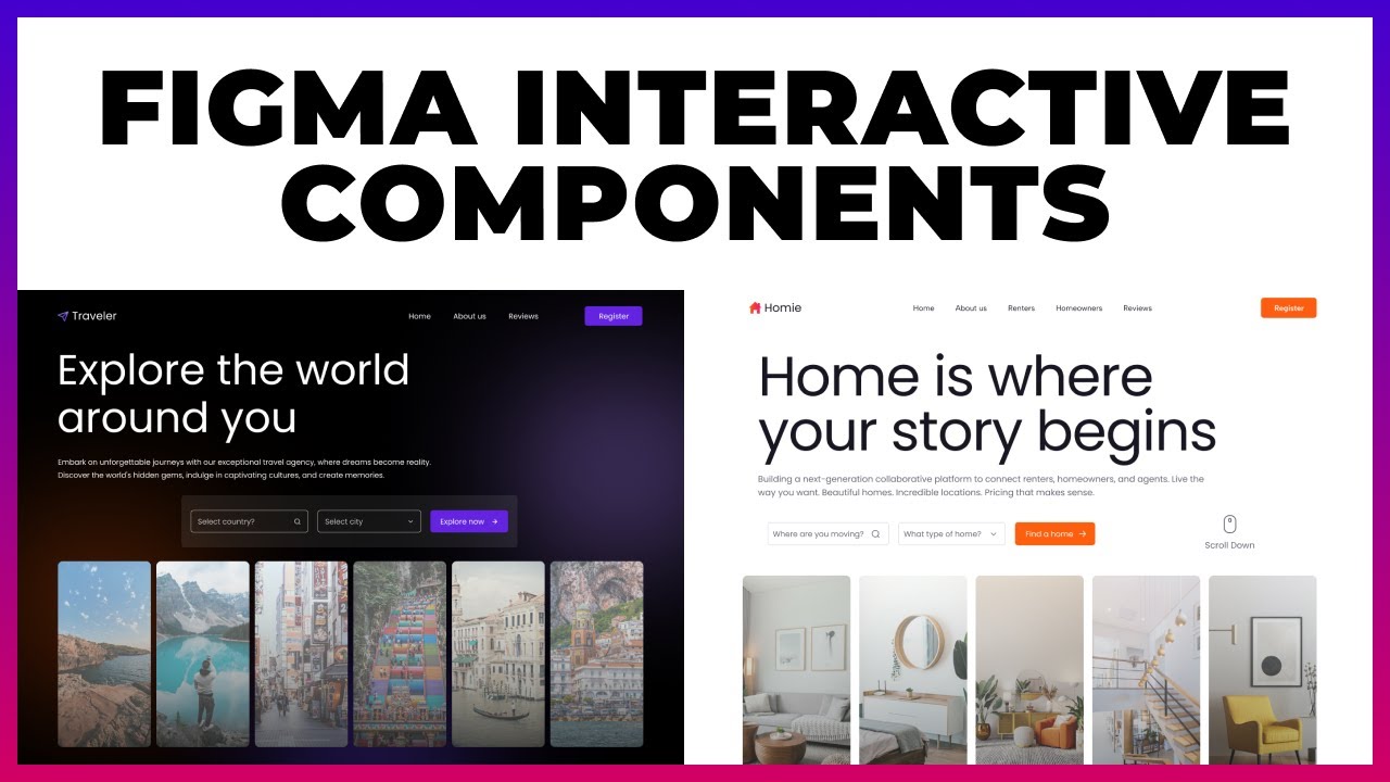 Figma Interactive Components Tutorial #figma #figmatutorial