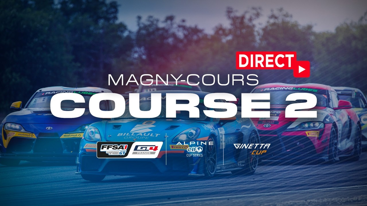 DIRECT – Course 2 – Magny-Cours – Championnat de France FFSA GT