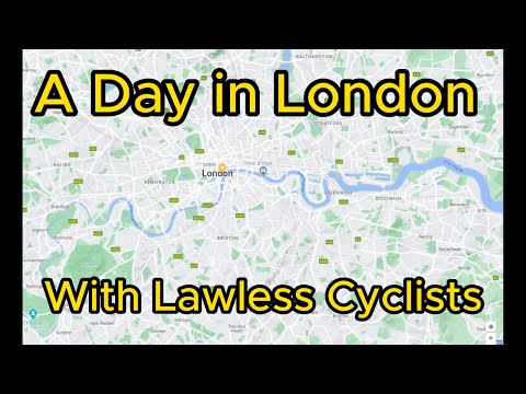 Bad UK Driving Vol 221, London's Lawless Cyclist. And a little bit of sightseeing. (Tower Bridge)