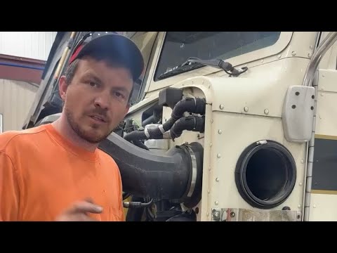 Rivnut removal and repair! 379 Peterbilt breather bracket hardware.