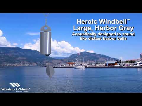 Heroic Windbell - Large, Harbor Gray