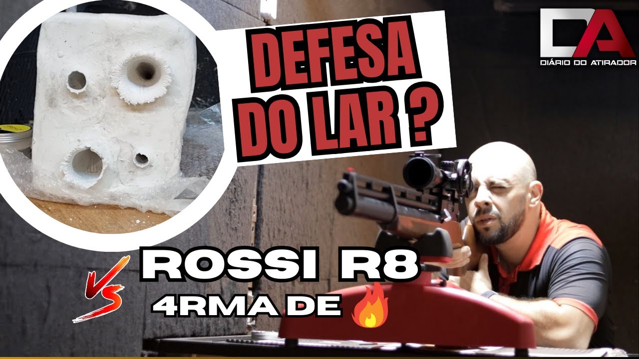 PCP pra Defesa? R8 5,5mm x .22LR x .380ACP - Gelatina e Plastilina Balística