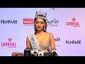 Manushi Chhillar Miss World 2017 Warm Welcome At FilmFare Awards 2017