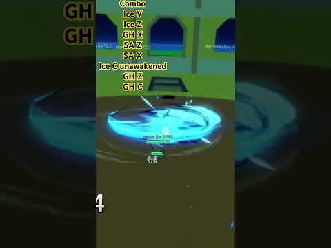 Ice + Shark Anchor + God Human = UNFAIR! | Combo | Bloxfruits