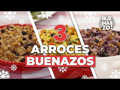3 arroces navideños buenazos: arroz árabe, arroz con aceitunas y arroz amarillo