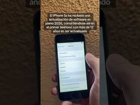 «El iPhone 5s recibe una nueva actualización de software 13 años después de su lanzamiento»