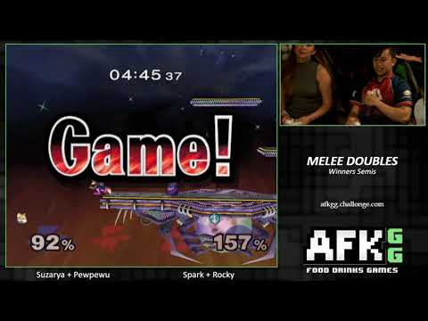 Melee Doubles - Pewpewu and Suzarya vs Spark and Rocky Winners Semis at AFK6