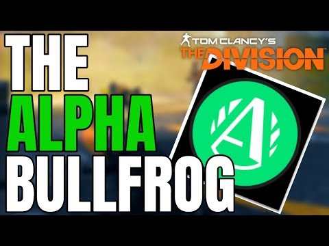 The Division: ALPHA BULLFROG CRIT BUILD! HIGH BURST DAMAGE!