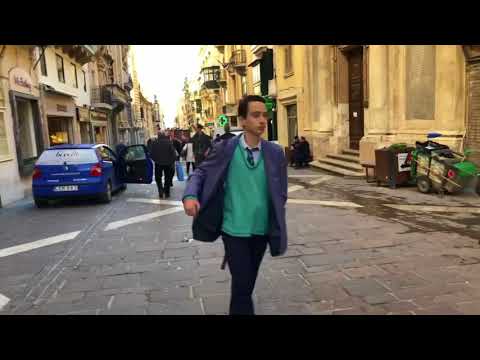 007【マルタ首都】バレッタ街歩き（18年3月ごろ）