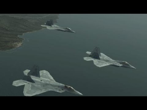 ACE COMBAT™ 5 THE UNSUNG WAR Mobius Squadron defends the Kestrel