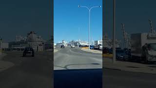 may malaking cruise ships dto sa Fremantle Perth Western Australia.