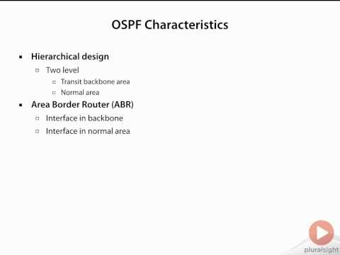 OSPF Characteristics