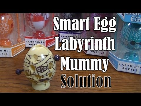 Mummy Smart Egg Labyrinth Puzzle