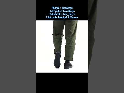Sepatu Slip On Casual Original Geoff Meery All Black TotoSuryo x Geoff Max #TotoSuryo #SlipOn
