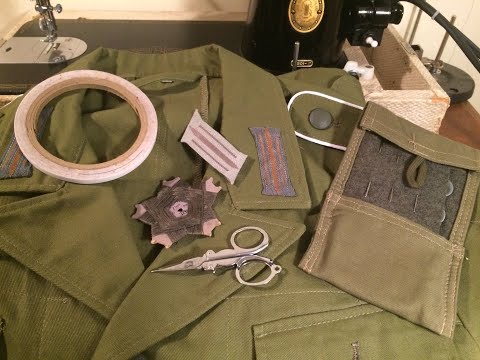 WWII German Reenacting: Litzen Sewing Tutorial