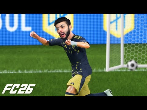 FIZ MEU PRIMEIRO GOL COMO PROFISSIONAL NO MODO CARREIRA DO FC 26!
