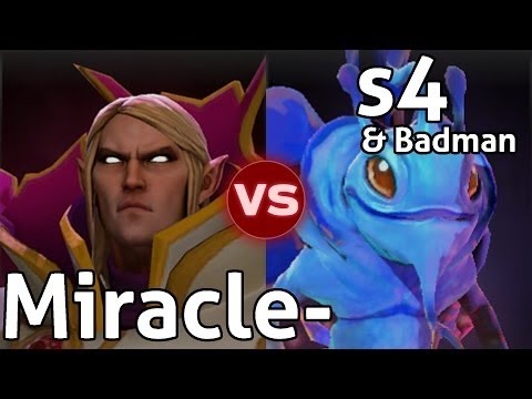 Miracle  Invoker VS s4 Puck   Dota 2  The Epic Battle @guest   Badman