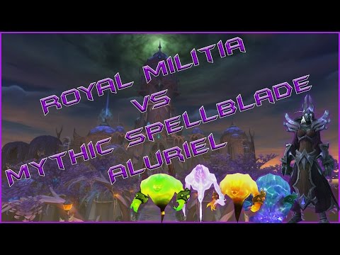 Royal Militia vs. Mythic Spellblade Aluriel - Restoration Druid