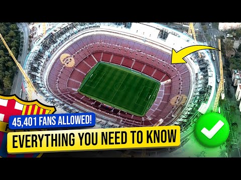 Camp Nou Reopens at 45,000 Seats — Here you have everything you need to know!