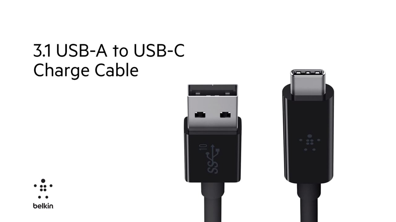 Belkin USB 3.1-Kabel  USB A - USB C 1 m