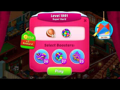 Homescapes Gameplay - Level 1991 1992 1993 1994 1995