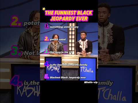 Black Jeopardy Never Misses 😂# #funny #shorts #snl