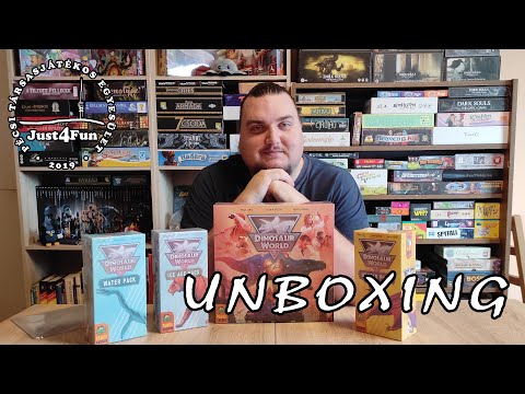 Dinosaur World (All In Pledge) Unboxing - Just4FunPTE