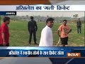 Watch: Former UP CM Akhilesh Yadav playing gully cricket in Gomti Riverfront