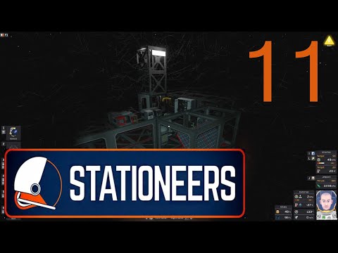 Stationeers episode 11: Installing growing lights, microwave, tables and finishing the solar shelter